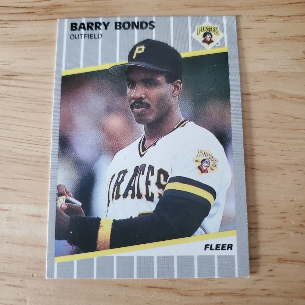 Fleer Trading Card Barry Bonds 1988 The All Star Break Pittsburgh Pirates